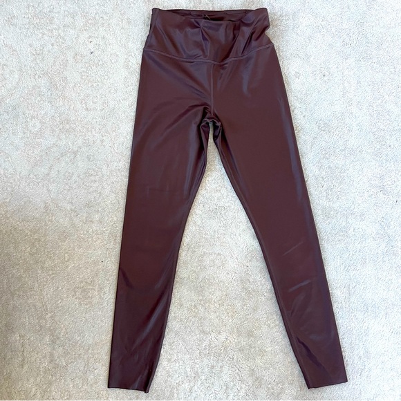 GapFit High Rise Recycled Power Shine Full Length Leggings - Brown - XS - Picture 4 of 5